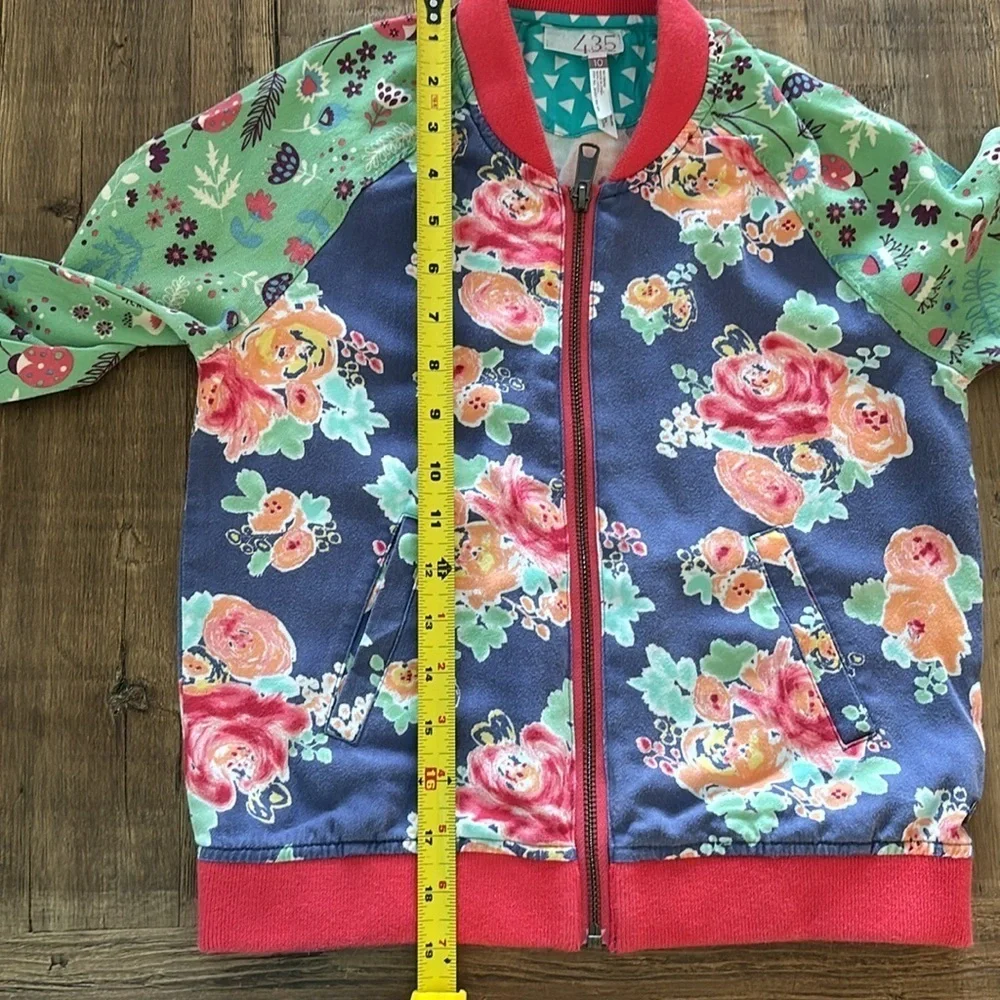 Matilda Jane Mixed Print Jacket. Girl’s Sz 10 | Cabin Night | Purple | Green EUC